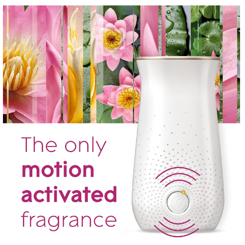 Glade Sense & Spray Relaxing Zen Freshener Holder and Refill x4